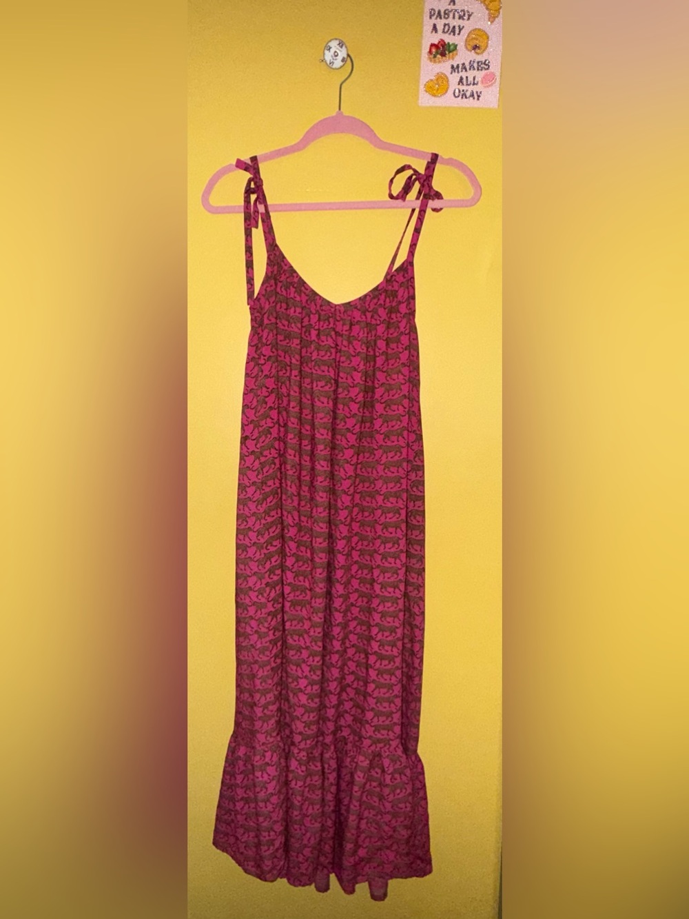 India Collection Emerson Tie-Shoulder Maxi Dress